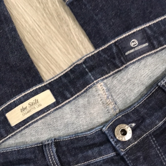 Ag Adriano Goldschmied “The Stilt” Cigarette Leg Dark Wash Jeans size 28R - Picture 8 of 11